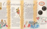 Marea Britanie - Royal Mint 1989 - set 2 pounds Bill of Rights si Claim of Right in pliant