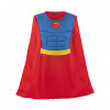 Costum Superman pentru copii IdeallStore®, Man of Steel, bust si pelerina, poliester, 7-10 ani, albastru