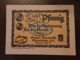 Notgeld Glashutte - 25 Pfennig 1921 - Rar