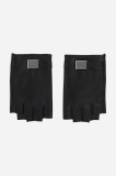 Karl Lagerfeld mănuși de piele femei, culoarea negru, A2W33050