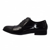 Pantofi barbati, din piele naturala, Alberto Clarini, A084-6A-1, negru, 39 - 41, 43, Saccio