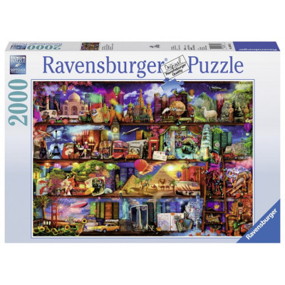 Puzzle Lumea cartilor, 2000 piese Ravensburger foto