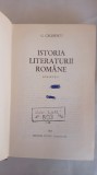 Carte: Istoria Literaturii Rom&acirc;ne, Compendiu. Autor G. Călinescu, editată &icirc;n 1968.