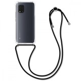 Husa pentru Xiaomi Mi 10 Lite 5G, Silicon, Negru, 52492.01, Textil, Carcasa, Kwmobile