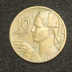 Moneda 10dinari 1963 Iugoslavia