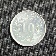 Moneda (token) 10 rappen 1979 Elveția aluminiu