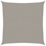 Cumpara ieftin Panza parasolar, gri deschis, 2,5x2,5 m, patrat, 160 g/m&sup2;, HDPE