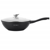 Tigaie Wok cu capac, marmorata 30 cm RL BW30-ML Royalty Line