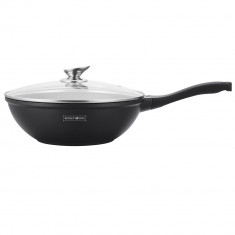 Tigaie Wok cu capac, marmorata 30 cm RL BW30-ML Royalty Line