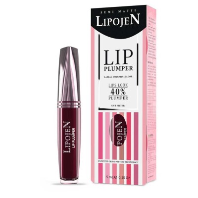 Ruj lichid Nr. 11 DEEP BERRY, Lipojen volumizant semi-mat cu colagen, 5 ml foto