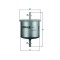 Filtru combustibil MAHLE KL61