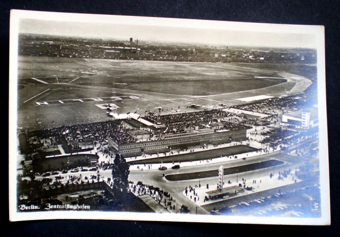 P.243 CP GERMANIA BERLIN OLIMPIADA 1936 AEROPORT ZENTRALFLUGHAFEN TEMPELHOF