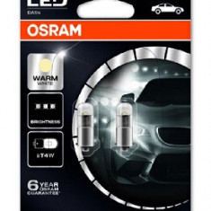 SET 2 BECURI LED INTERIOR 12V (T4W) WARM WHITE 4000K LEDriving PREMIUM BLI OSRAM