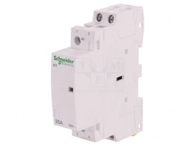 Contactor 2-pol 25A 24VAC NO IP20 foto