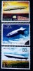 Korea 2002 zeppelin, serie 3v neștampilată, Nestampilat