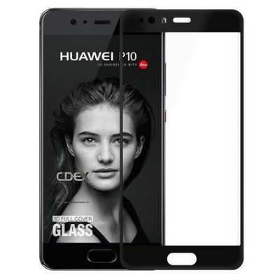 Folie protectie sticla securizata pentru HUAWEI P10-BLACK foto