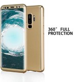 Cumpara ieftin Husa FullBody MyStyle Gold pentru Samsung Galaxy S9 acoperire completa 360 grade cu folie de protectie gratis