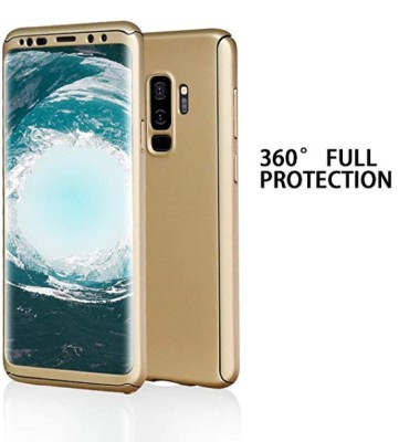 Husa FullBody MyStyle Gold pentru Samsung Galaxy S9 acoperire completa 360 grade cu folie de protectie gratis foto