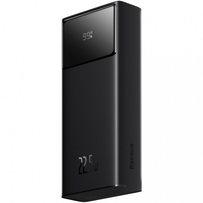 Baterie Externa Baseus Star Lord, 20000mAh, 22.5W, QC + PD, 1 x USB-C - 2 x USB-A, Neagra PPXJ080001 foto