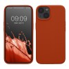 Husa kwmobile pentru Apple iPhone 13, Silicon, Maro, 55878.249, Carcasa