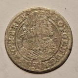 Austria 3 kreuzer 1661 GN argint Leopold l