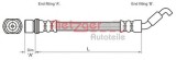 Conducta / cablu frana TOYOTA COROLLA Verso (ZER, ZZE12, R1) (2004 - 2009) METZGER 4110027