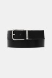 Trussardi curea de piele culoarea negru, B353B000009N