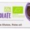 Baton de ciocolata neagra fara zahar adaugat, bio, 40g, Super Fudgio