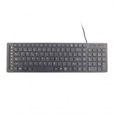 Tastatura Gembird KB-MCH-0 Multimedia USB Black RU layout foto