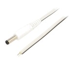 Cablu Alb 2x0,5mm2 cu Mufă DC 4,8/1,7 1,5m