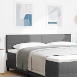 Tăblie de pat design simplu, gri deschis, 180 cm, velur