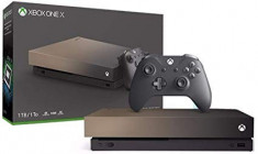Consola Microsoft Xbox One X 1 TB Gold Rush Edition foto