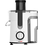 Storcator de fructe Vision Chef VSF400A, 400 W, 1 l, 2 viteze, 13500 RPM, Alb/Negru