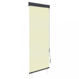VidaXL Jaluzea tip rulou de exterior, crem, 60 x 250 cm
