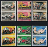 CIAD 1983 - Automobile de epoca, mari constructori / serie completa, perechi, Stampilat