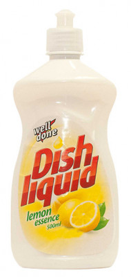 Detergent Lichid Pentru Vase, Well Done, Lemon, 500 ml foto