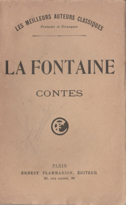 La Fontaine - Contes (lb. franceza) foto