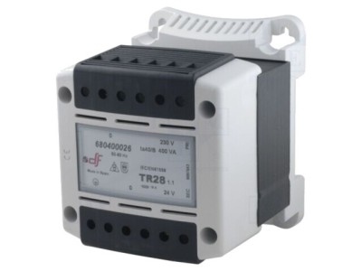 Transformator DF ELECTRIC 400VA 230VAC 24V pentru şină DIN foto