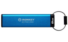 Kingston Ironkey Keypad 200C, 8GB, Blue foto