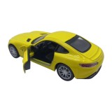 Macheta Mercedes Benz Amg SLS 1/36 galbena Kinsmart
