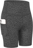 Cumpara ieftin Pantaloni Scurti Sport Dama COTOP Talie Inalta XXL Colanti Fitness Alergare Yoga Buzunare Laterale Poliester/Spandex Outlet