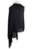 Esarfa Dama Neagra, 180x95 cm, Vascoza-Matase, Eleganta, Accesorii Moda