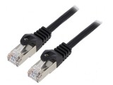 Cabluri patch F/UTP 6 litat CCA PVC negru 2m 26AWG, Lanberg
