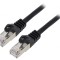 Cabluri patch F/UTP 6 litat CCA PVC negru 2m 26AWG