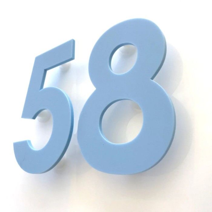 Numere pentru case 3D