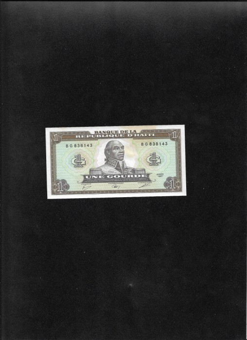 Haiti 1 gourde 1987 seria838143 aunc