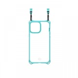 Husa iPhone 13 Pro Max IT Skins Hybrid Sling Light Blue &amp; Transparent
