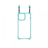 Husa iPhone 13 Pro Max IT Skins Hybrid Sling Light Blue &amp; Transparent