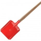Cumpara ieftin Lopata Rosie 270X240Mm Cu Coada Lemn
