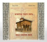 Album filatelic Sfintele Paști (bilingv), 2024, cartonat, cu timbre si 2 colițe
